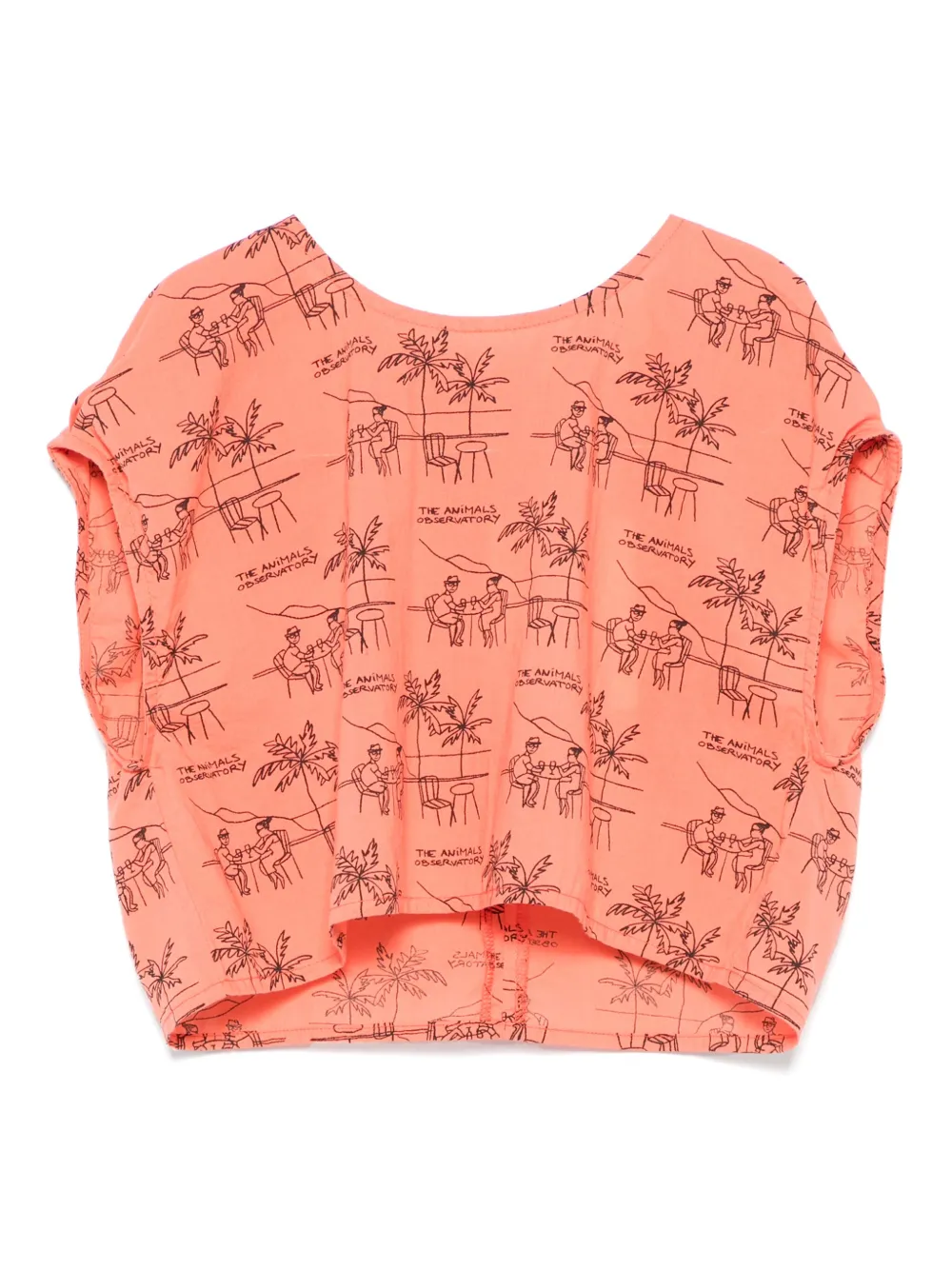 The Animals Observatory Baboon top | Orange | Image 1