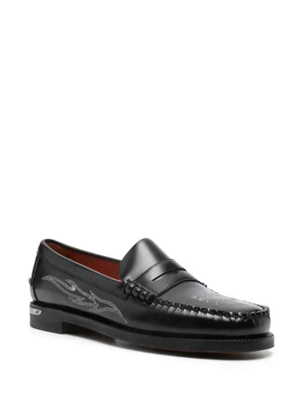 Sebago Dan El Paso ローファー | ブラック | FARFETCH JP