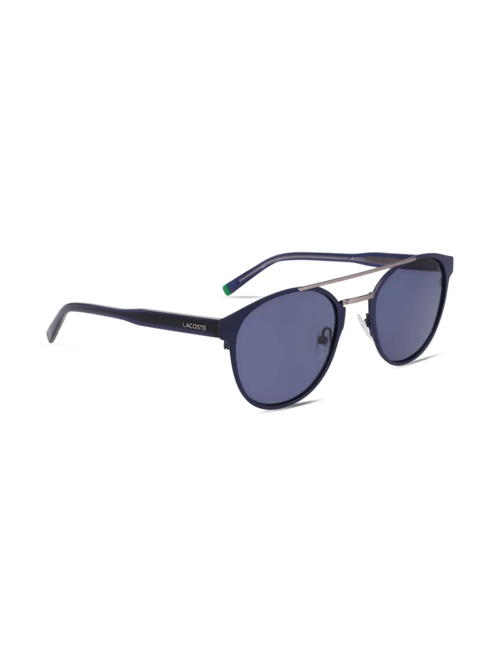 Lacoste Zonnebril met rond montuur Blauw