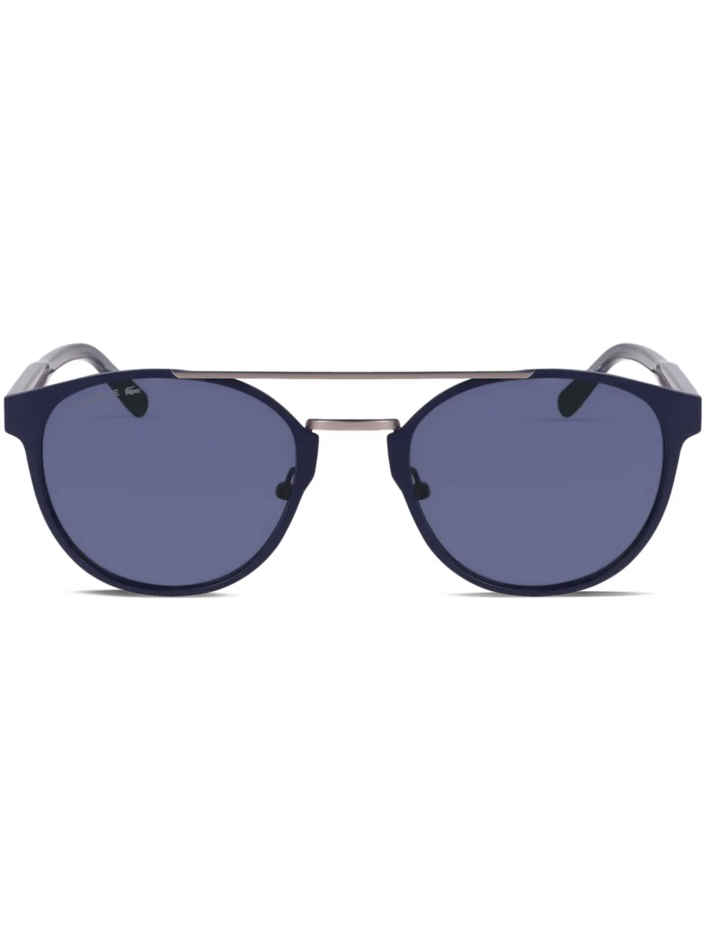 Lacoste Zonnebril met rond montuur Blauw
