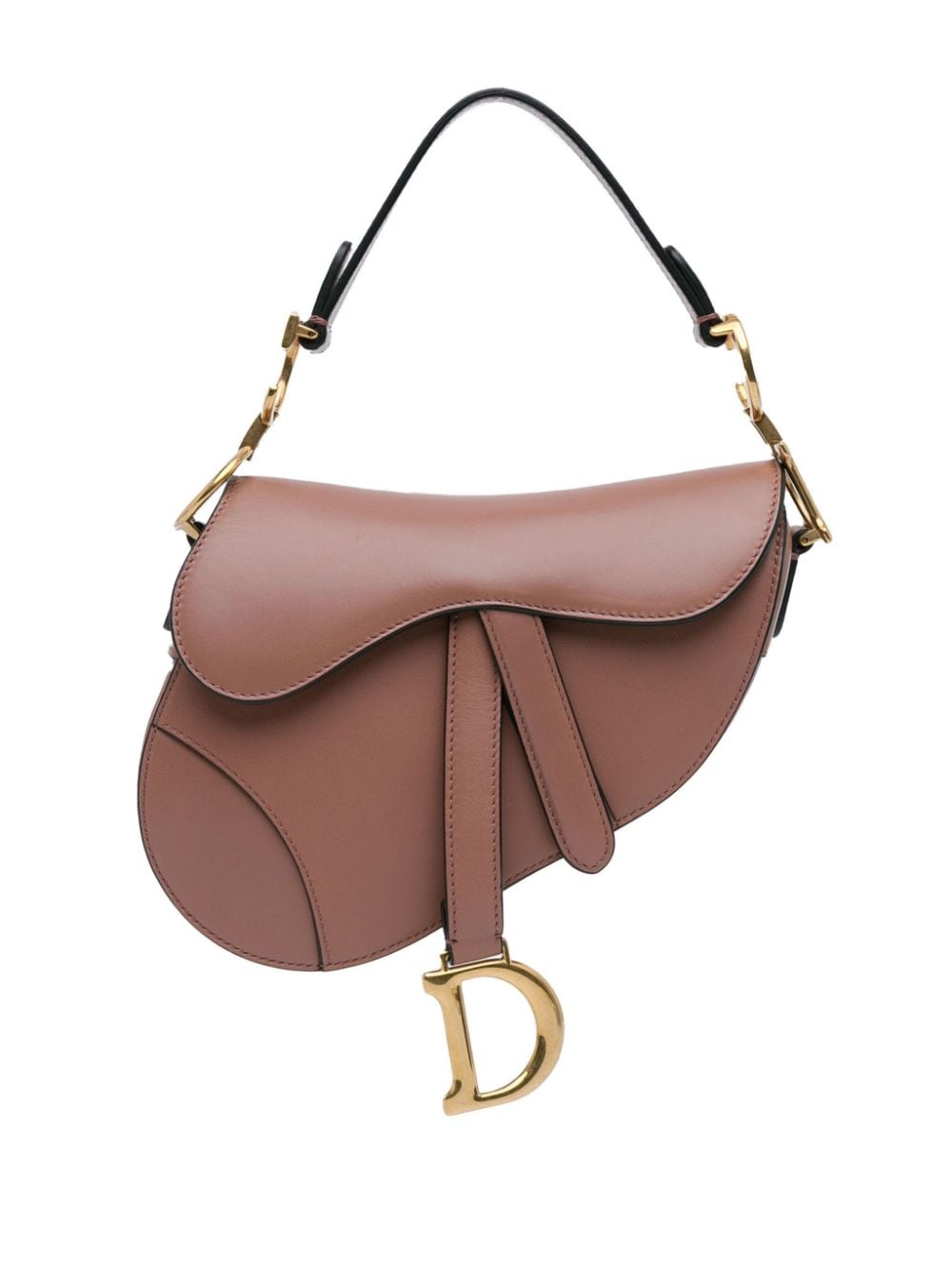 2018 Mini Leather Saddle shoulder bag