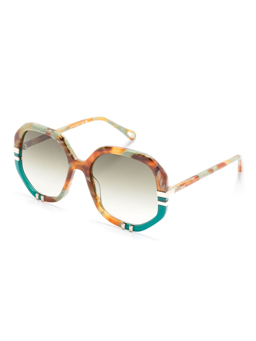 Chloé Eyewear West zonnebril - Bruin