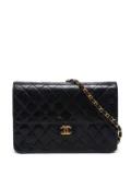 CHANEL Pre-Owned 1994-1996 matelasse chain shoulder bag - Black