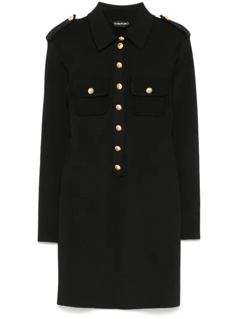 TOM FORD vestido corto de canalé
