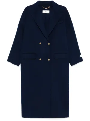 コート ELISABETTA FRANCHI DOUBLE-BREASTED PEACOAT Elisabetta Franchi Double Breasted & Peacoats for Women