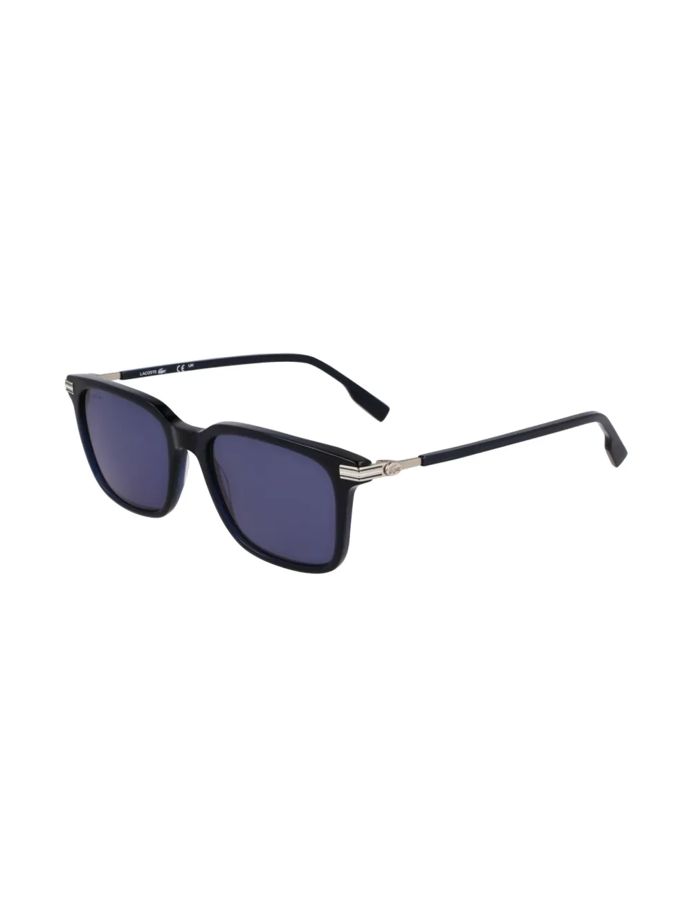 Lacoste Zonnebril met vierkant montuur Blauw