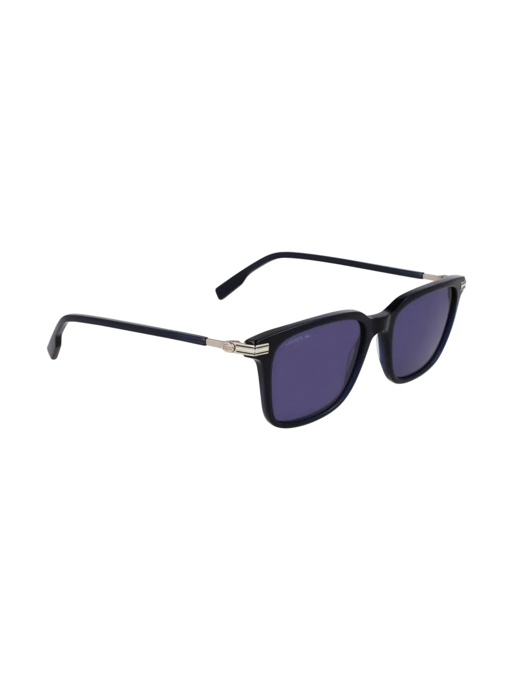 Lacoste Zonnebril met vierkant montuur Blauw