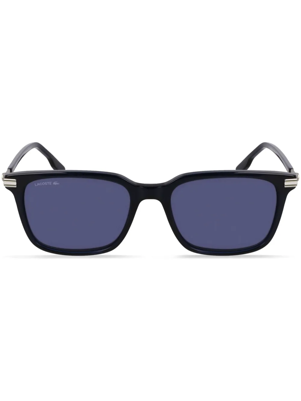 Lacoste Zonnebril met vierkant montuur Blauw