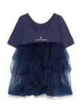 The Animals Observatory tulle-detail dress set - Blue