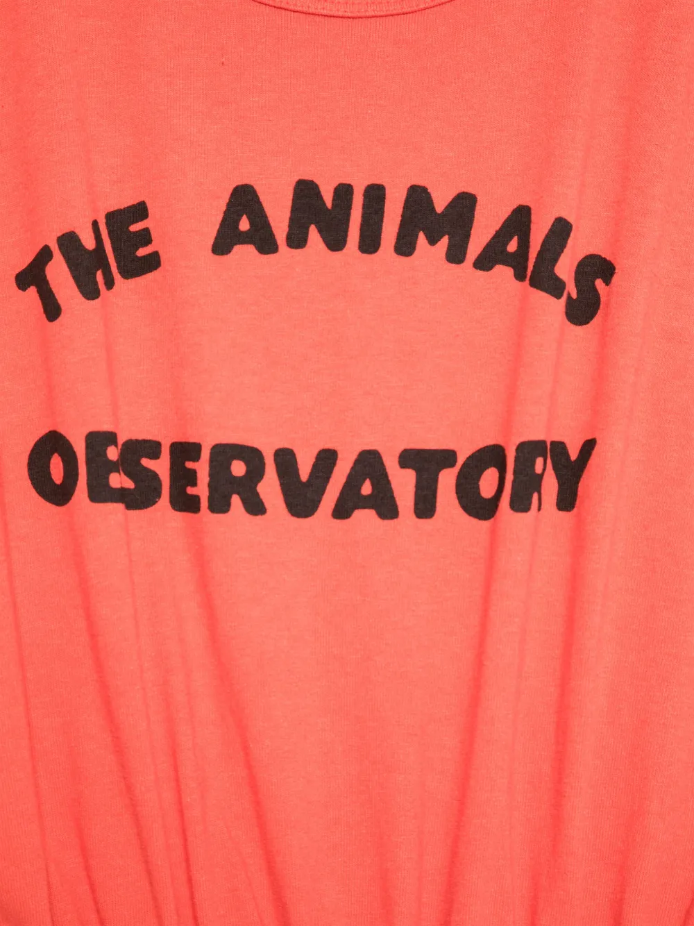 The Animals Observatory Jurk met logoprint Rood