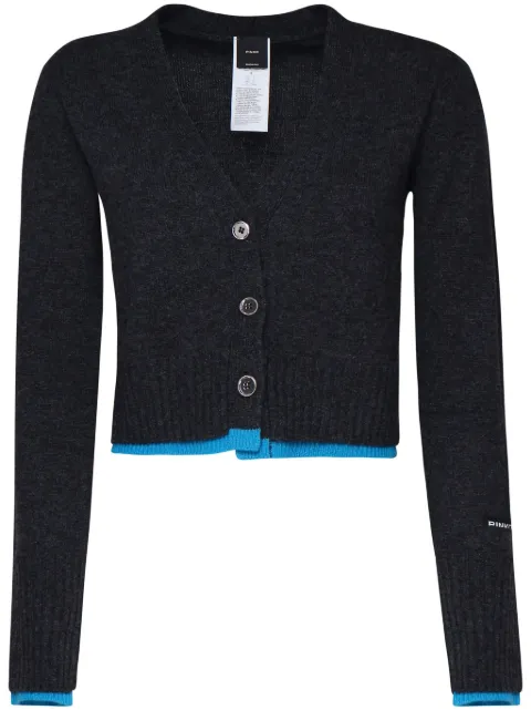PINKO wool cropped cardigan