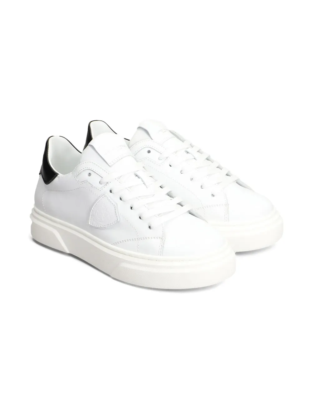 Philippe Model Kids leather sneakers White