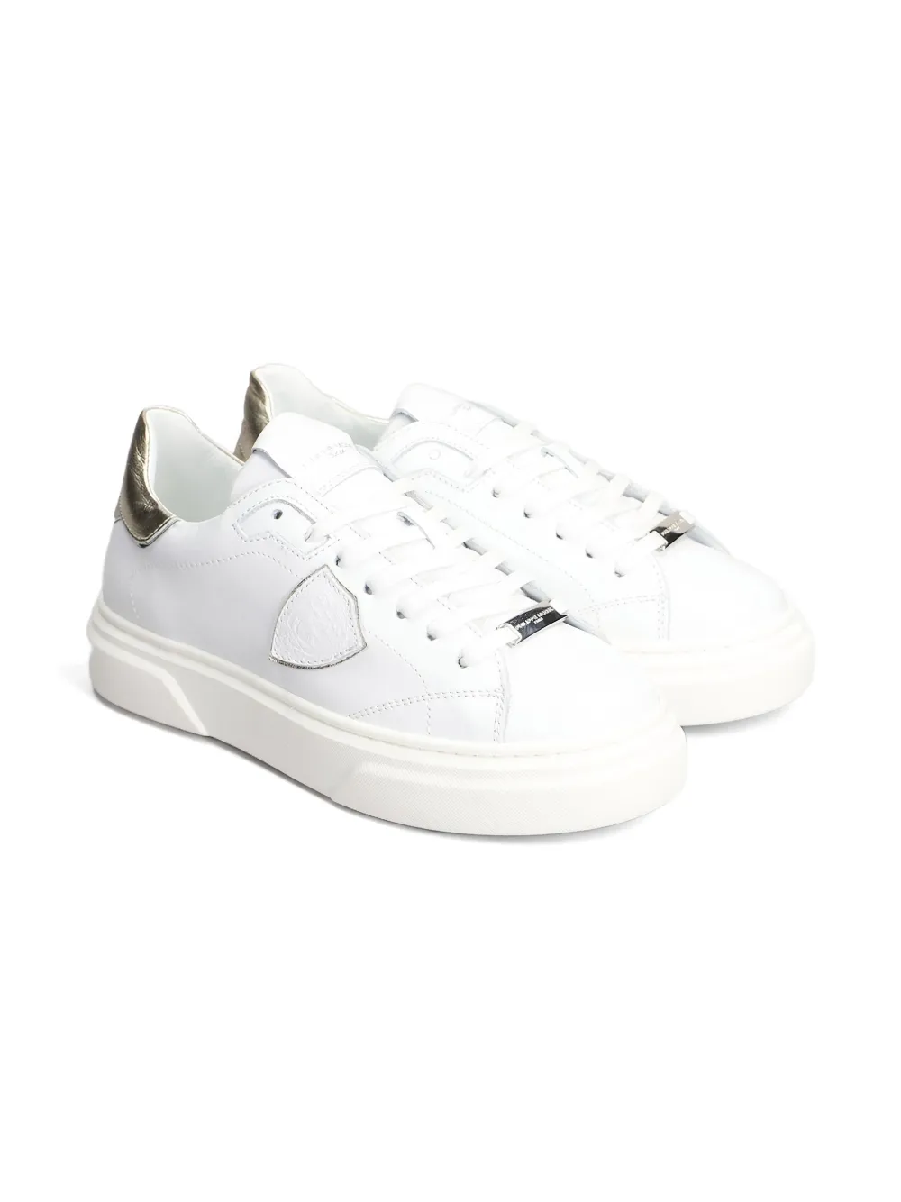 Philippe Model Kids leather sneakers White