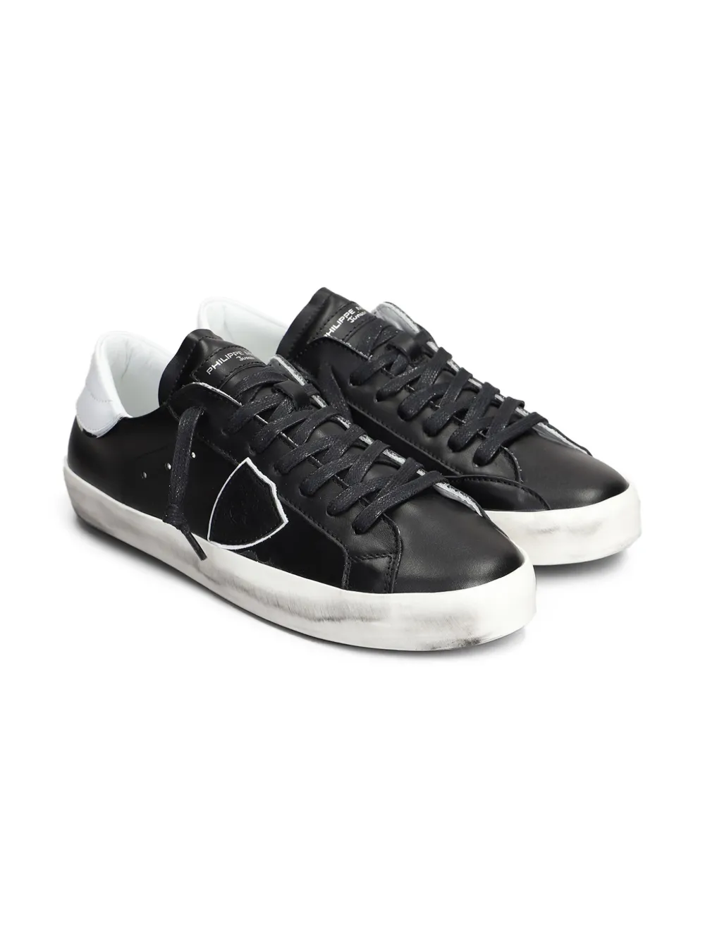 Philippe Model Kids leather sneakers Black