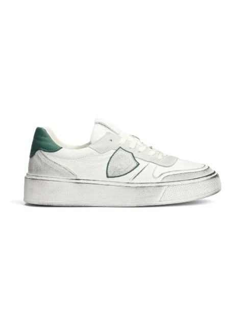 Philippe Model Kids distressed leather sneakers