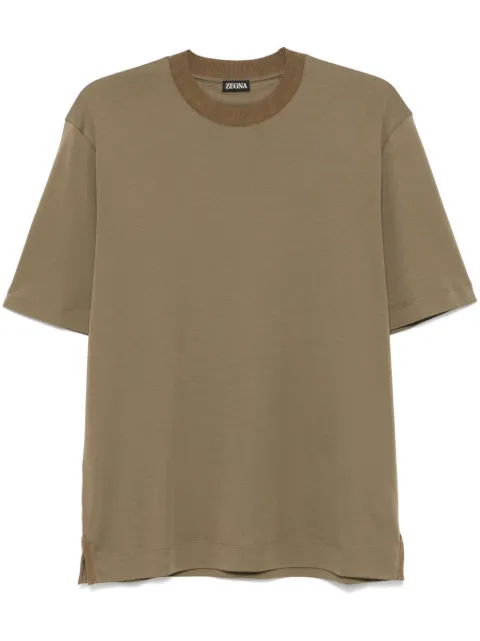 Zegna playera con cuello redondo