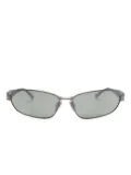 Balenciaga Eyewear oval-frame sunglasses - Silver