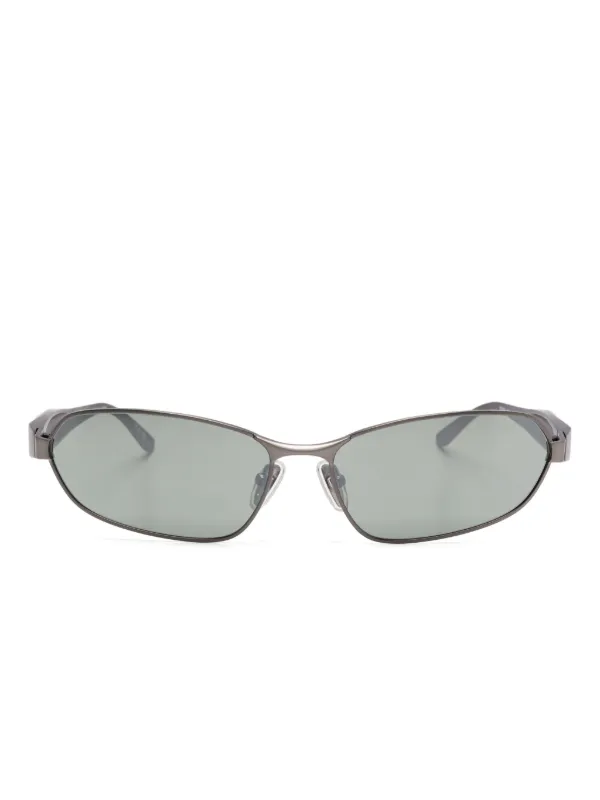 Balenciaga Eyewear オーバルフレーム サングラス | シルバートーン