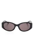 Balenciaga Eyewear oval-frame sunglasses - Black