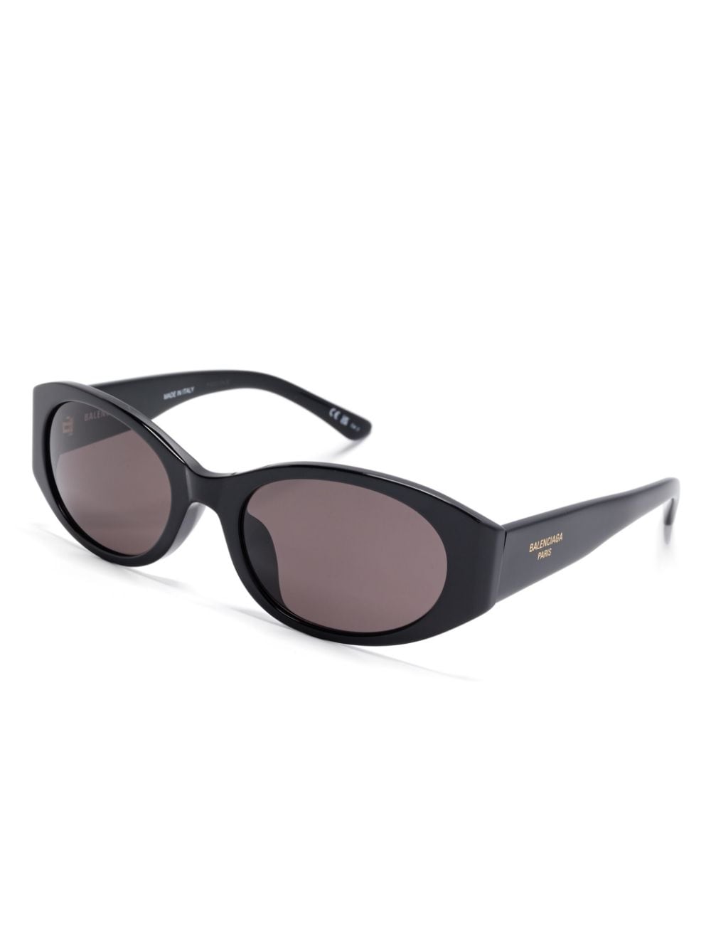 Balenciaga Eyewear Zonnebril met ovalen montuur - Zwart