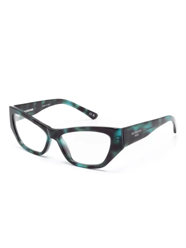 Balenciaga Eyewear キャットアイ眼鏡フレーム | グリーン | FARFETCH JP