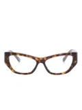 Balenciaga Eyewear cat-eye glasses - Brown