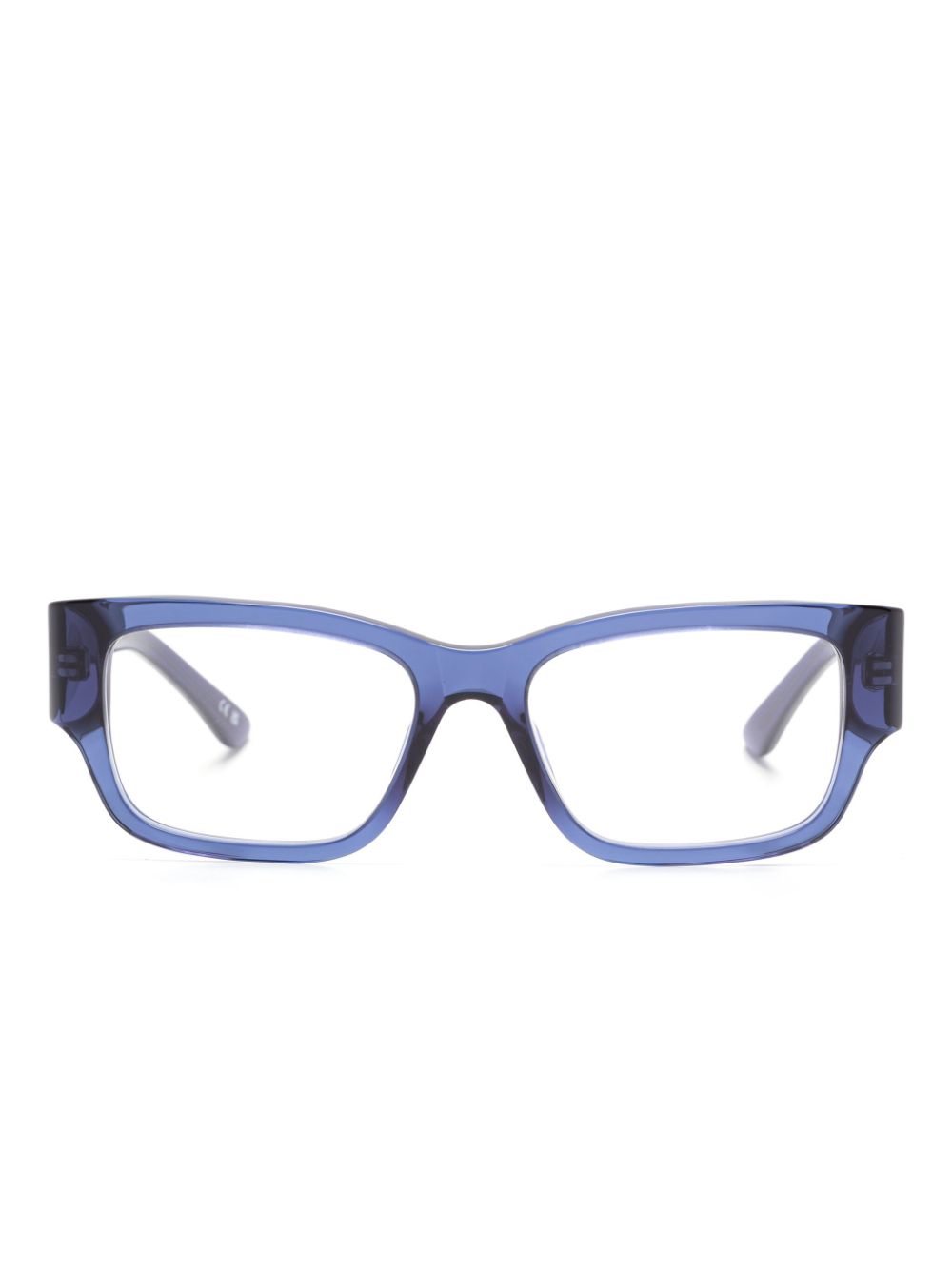 Balenciaga Eyewear rectangle-frame glasses - Blue