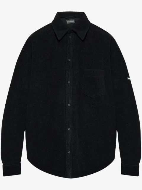 Balenciaga 拉绒效果抓绒衬衫
