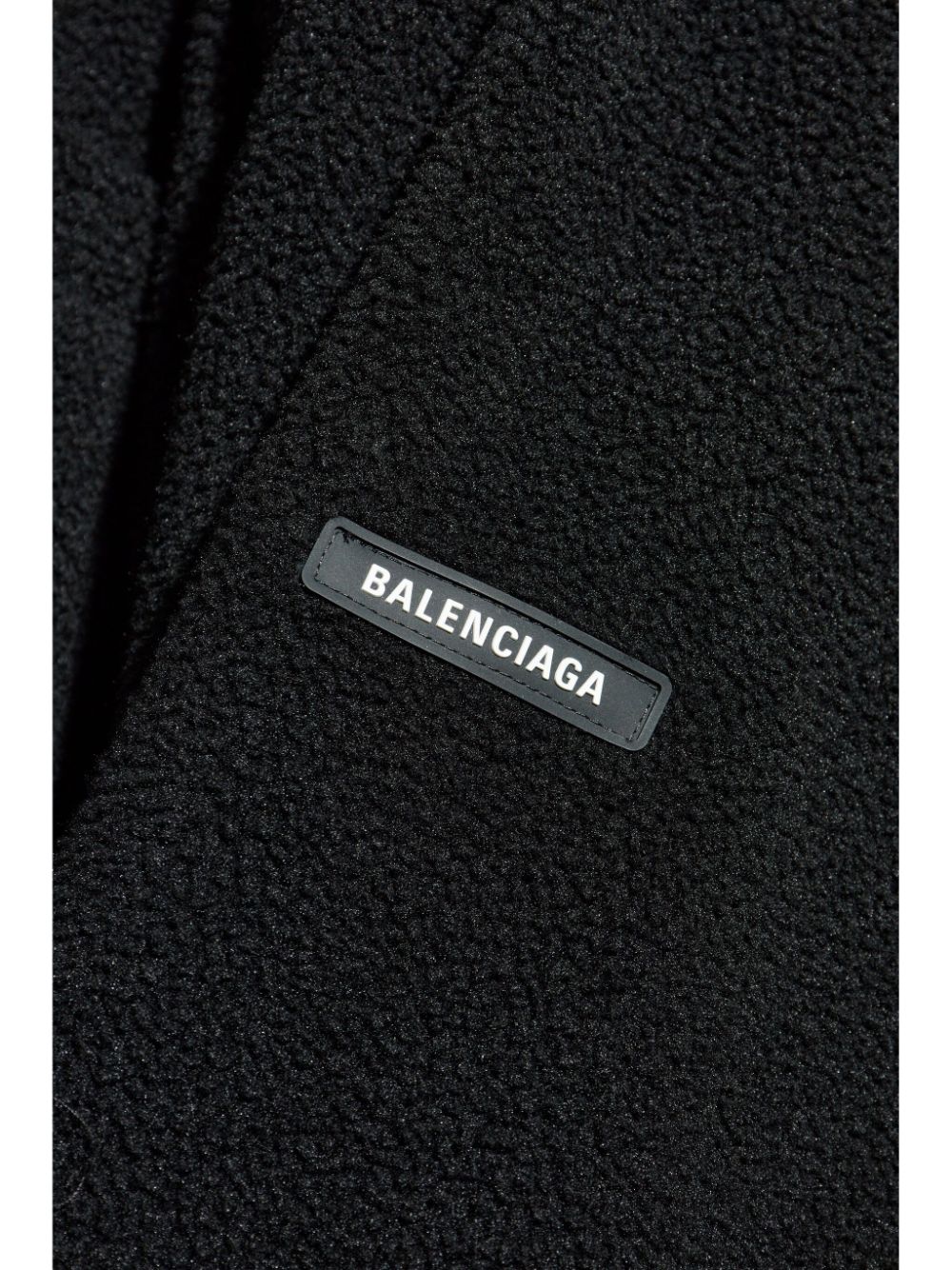 Balenciaga brushed-finish fleece shirt Men