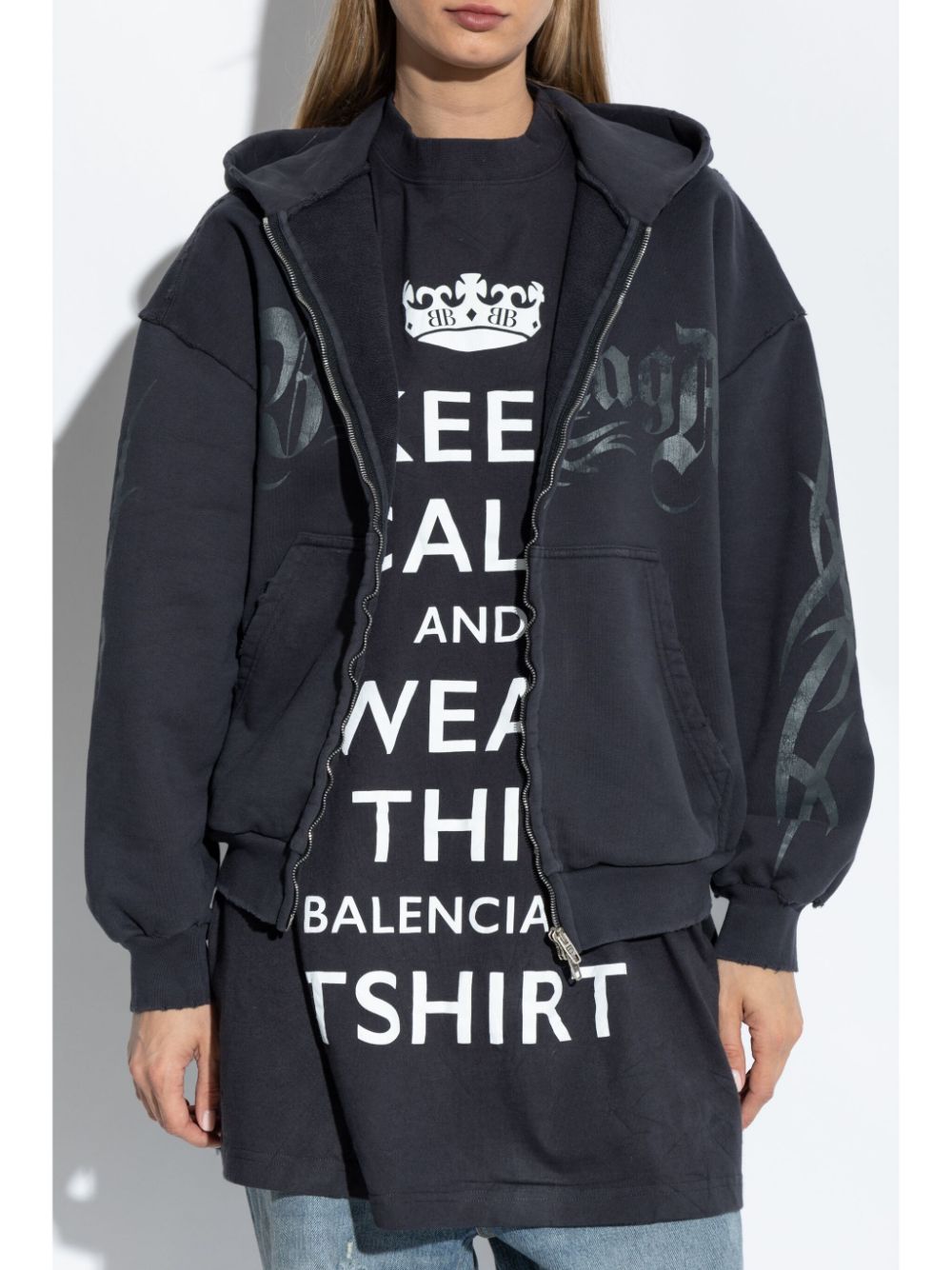 Balenciaga printed hoodie Women