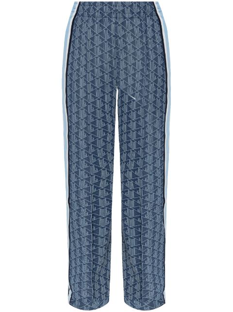 Lacoste monogram-pattern track pants Women