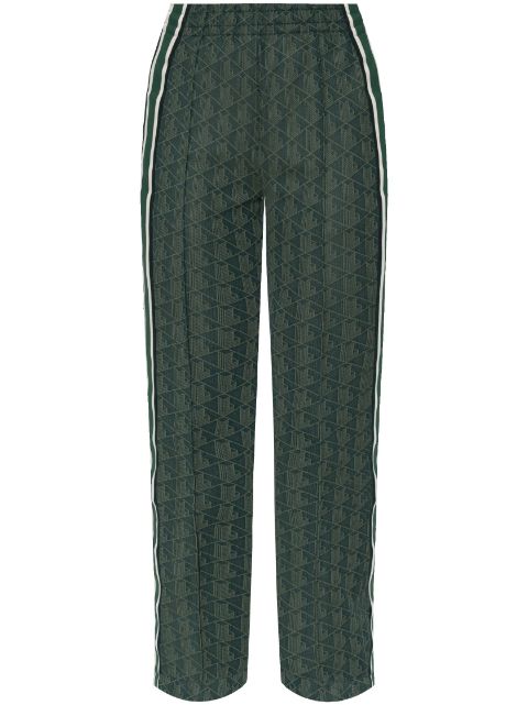 Lacoste monogram-pattern track pants Women