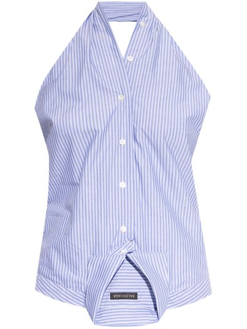 Balenciaga striped shirt vest Women