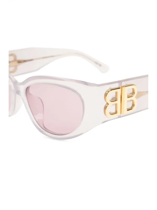 Balenciaga Eyewear Bossy Sunglasses Neutrals FARFETCH IN
