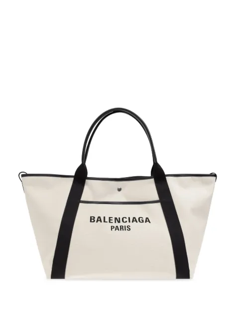 Balenciaga logo-print tote bag 