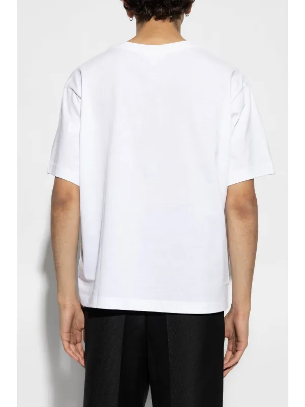 Lacoste logo-print T-shirt | White | FARFETCH JO