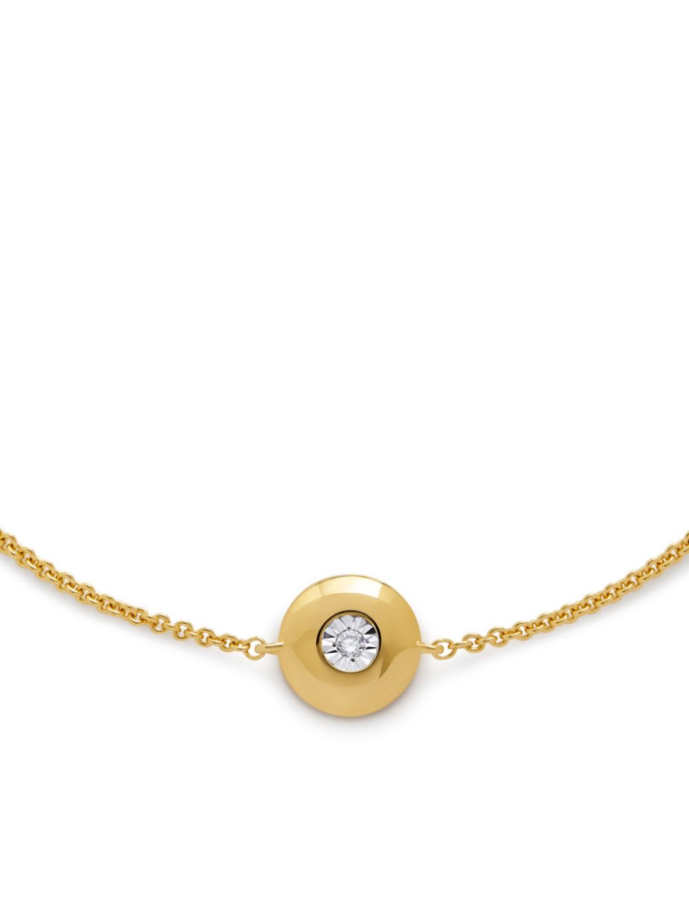 Monica Vinader 18kt geelgouden vermeil April Birthstone armband