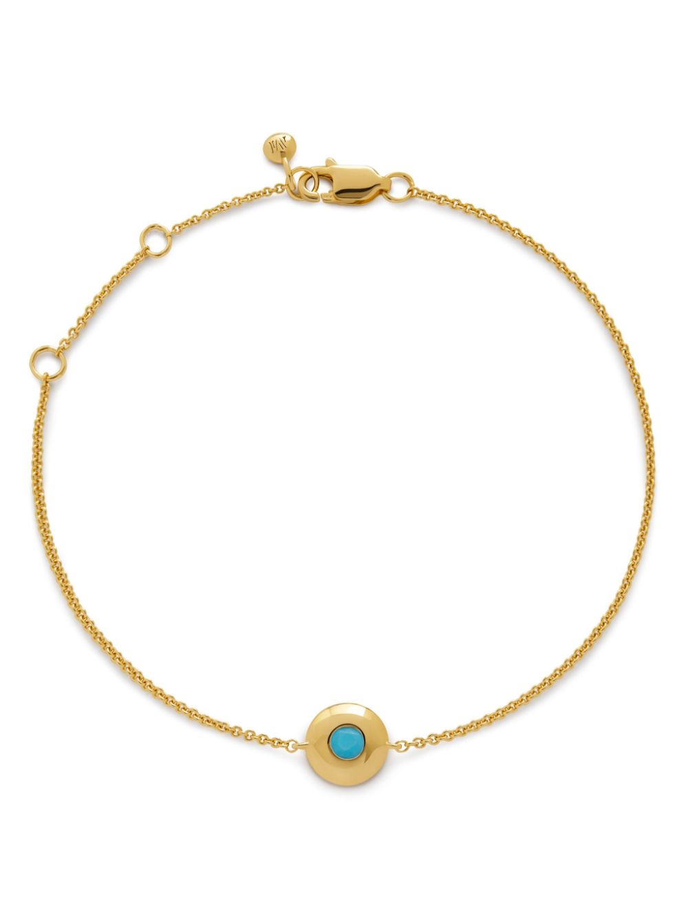 Monica Vinader 18kt yellow gold vermeil December Birthstone bracelet