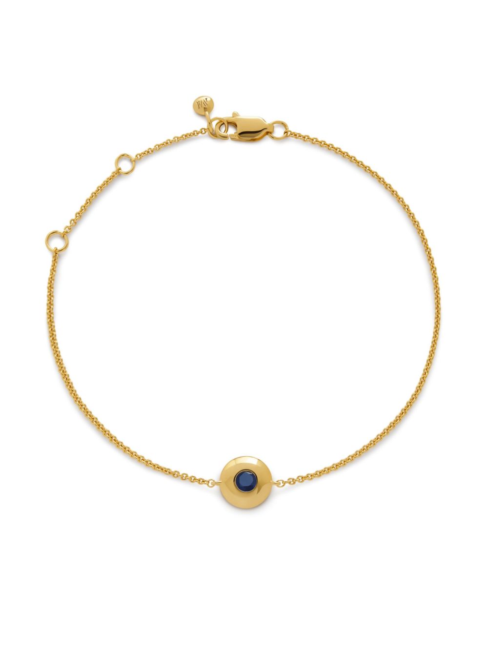 Monica Vinader 18kt yellow gold vermeil September Birthstone bracelet