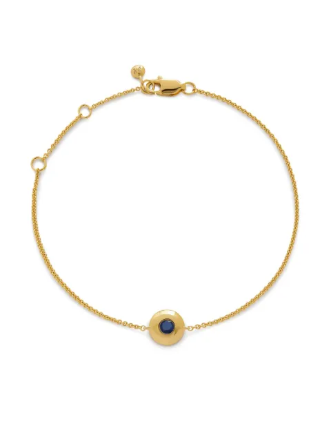 Monica Vinader 18kt yellow gold vermeil September Birthstone bracelet