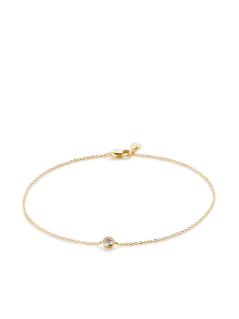 Monica Vinader 14kt yellow gold Solitaire diamond bracelet