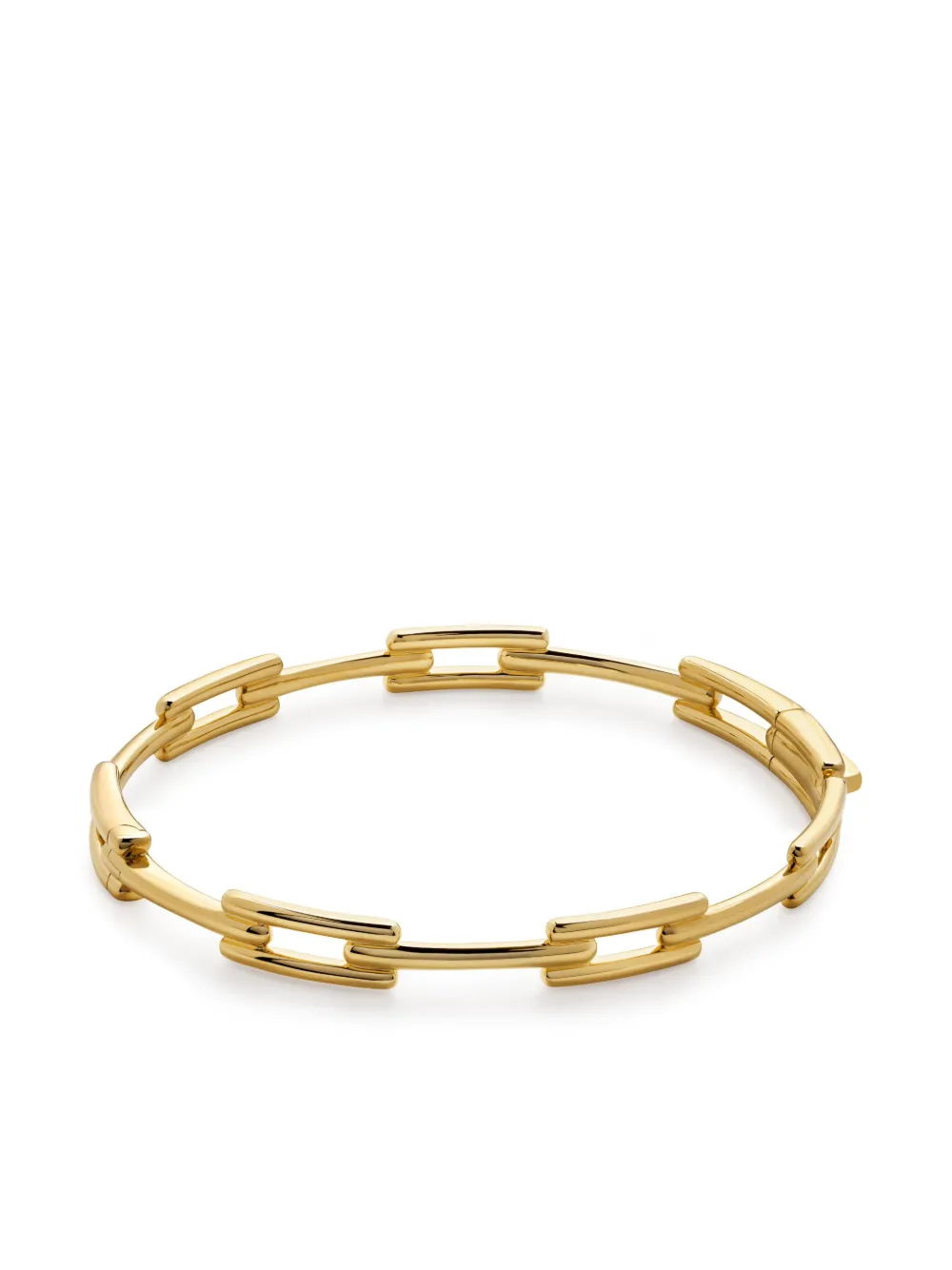 Monica Vinader Signature Link bangle | Gold | Image 1