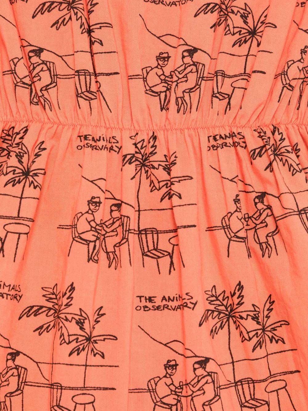 The Animals Observatory Boar babypakje met print Oranje