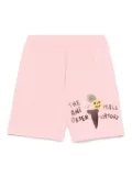 The Animals Observatory logo-print shorts - Pink