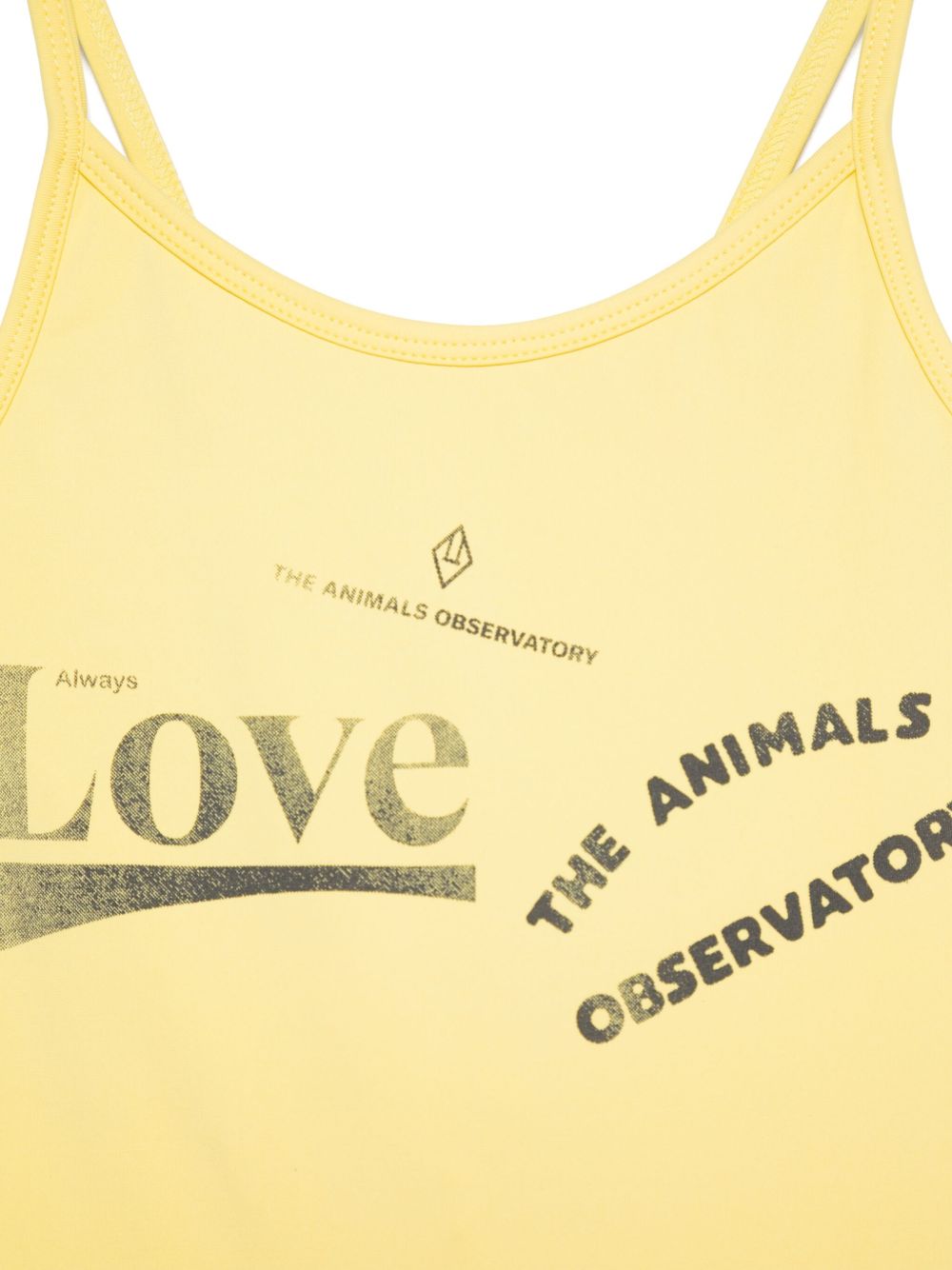 The Animals Observatory Badpak met logoprint - Geel