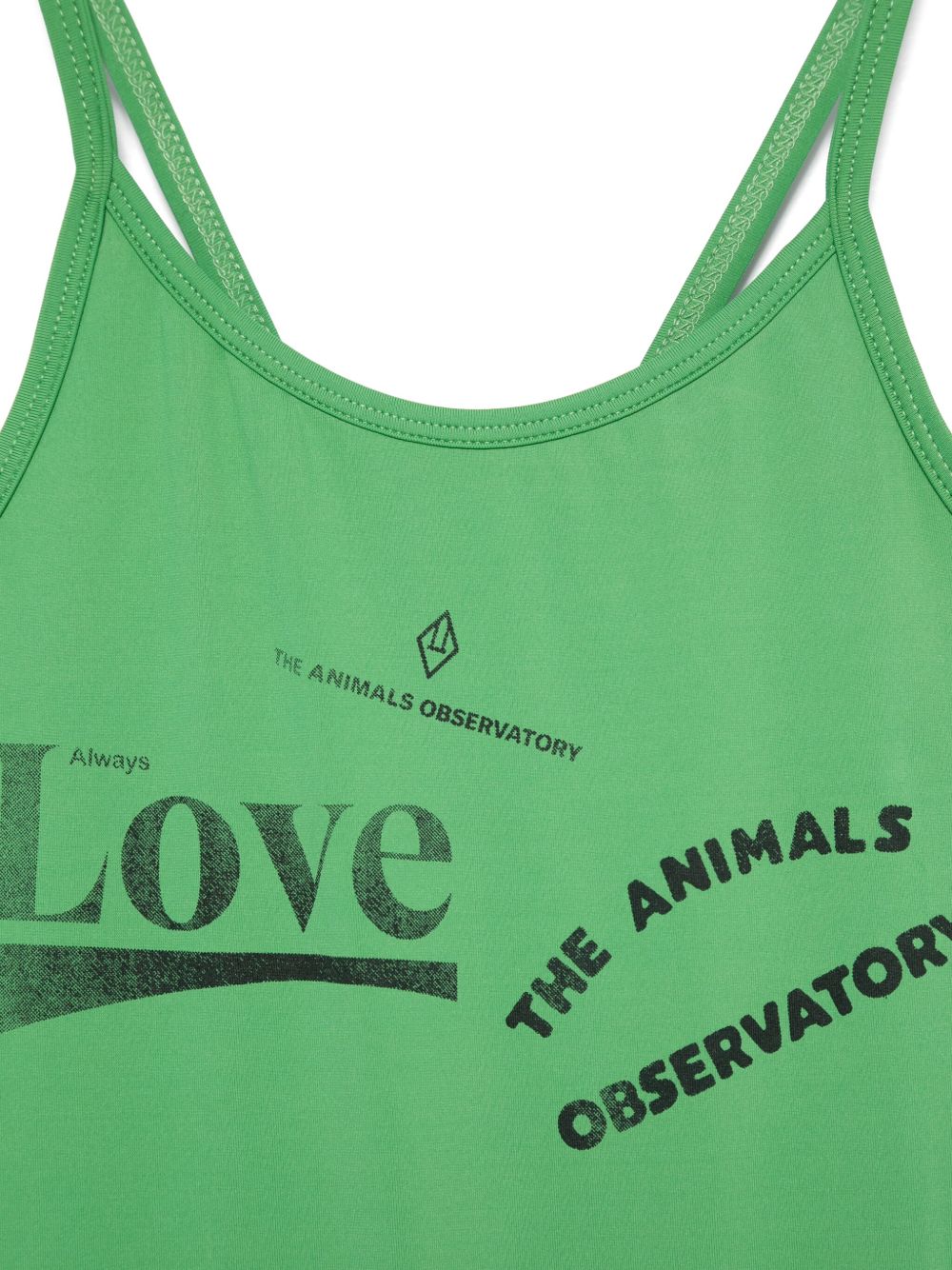 The Animals Observatory Badpak met logoprint - Groen