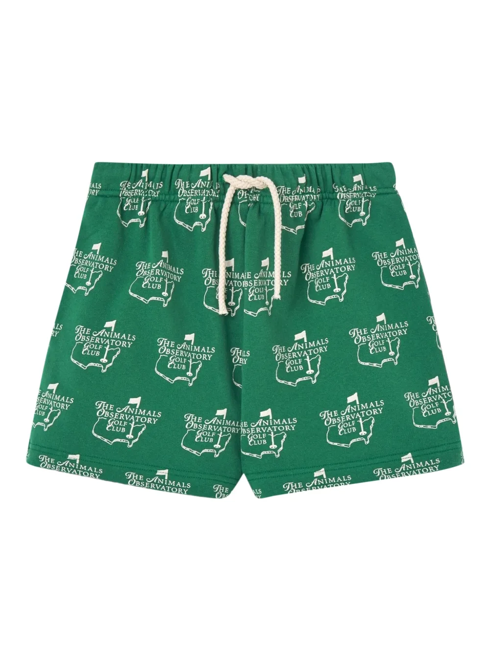 The Animals Observatory Hedgehog print shorts | Green | Image 1