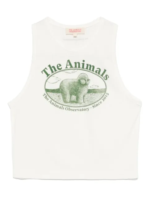 The Animals Observatory top con logo estampado