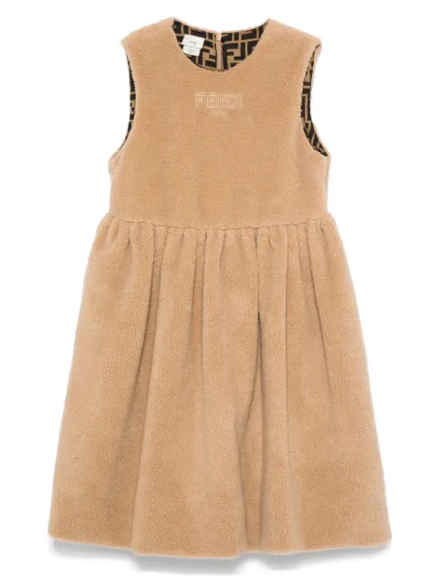 Fendi Kids fleece dress