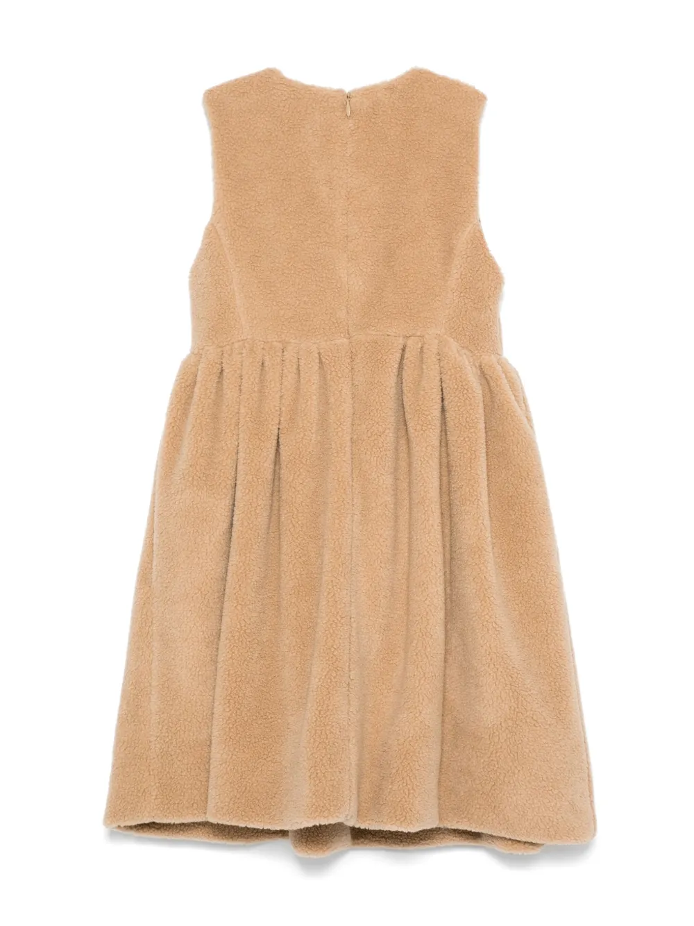 Fendi Kids Fleece jurk Bruin